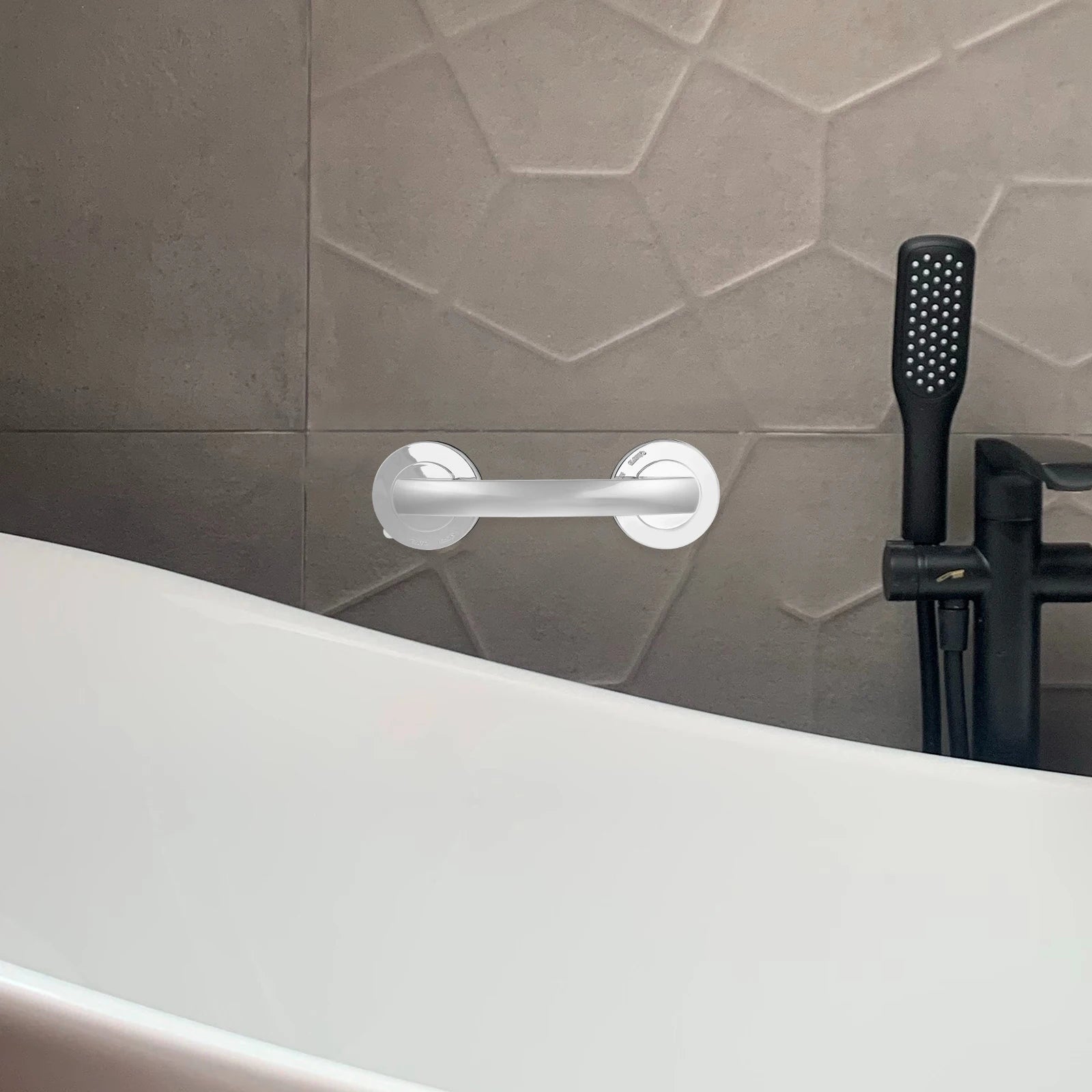 Bathroom Cup Shower Handle Household Plastic Shower Handle Strong Super Power Suction Long Lasting Durability Reusable Easy